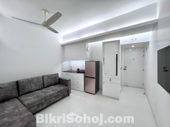 Studio Two Room Apartment Rent in Bashundhara